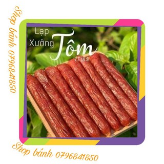 [Sỉ Q10] [ Bịch 500gam] Lạp Xưởng Tôm Tươi Date 6 tháng Quận 10