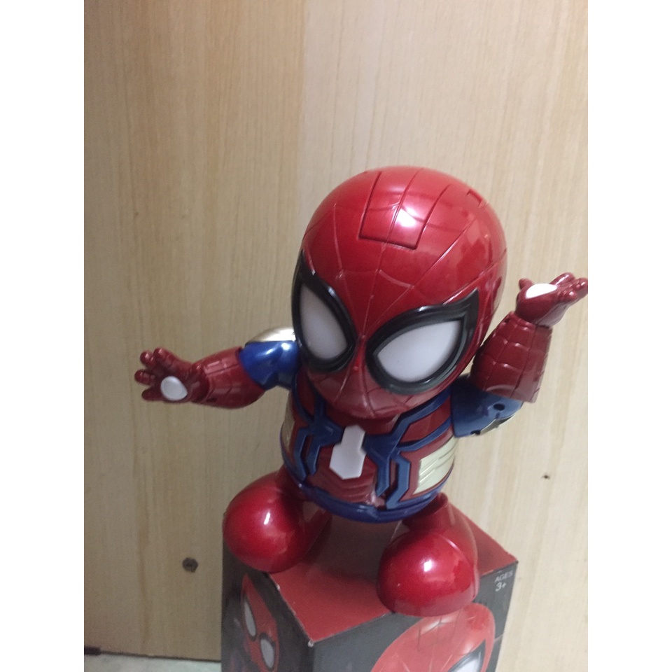 đồ chơi iron man, người nhện nhảy múa theo nhạc (hàng đẹp)