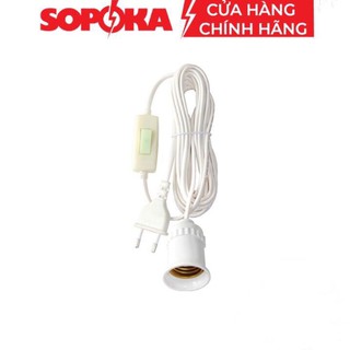 Đuôi đèn liền công tắc Sopoka DS6, DS7, phích cắm, dây điện, công tắc