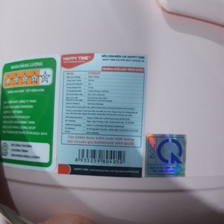 Nồi cơm điện 1.8 lít Happy time HTD8521P