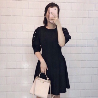 Freeship 99k TQ_Đầm xoè tay bồng
