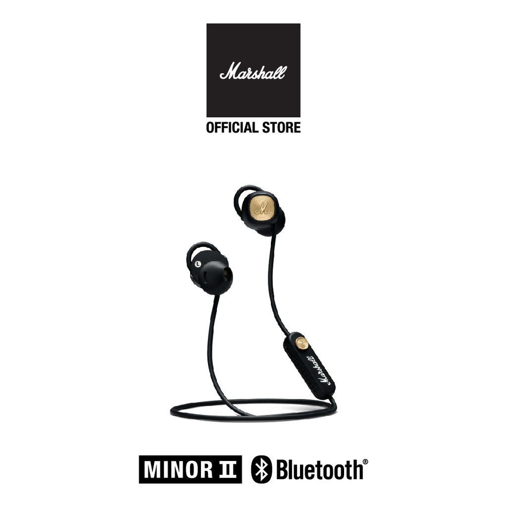 Tai nghe Marshall Minor II Bluetooth - 12 hours battery life - 1 năm bảo hành