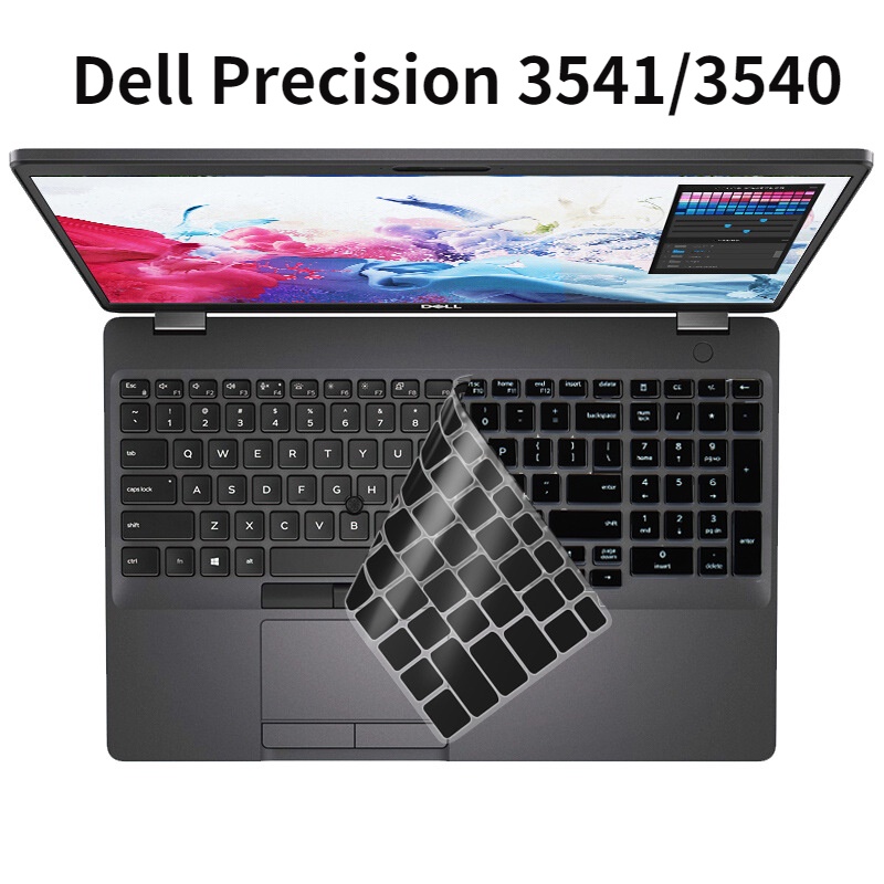 Miếng Dán Bảo Vệ Bàn Phím Bằng Silicon Cho Laptop Dell Precision 3541/3540 3551 3550 3530 15.6"