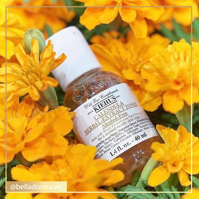 Nước hoa hồng Kiehl's Calendula Herbal Extract Toner 40ml [Mini Size]