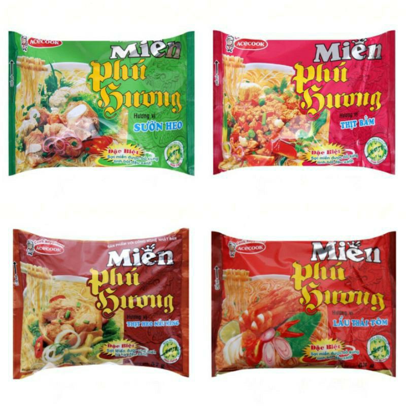 (đủ vị) Miến Phú Hương các loại (1 gói)