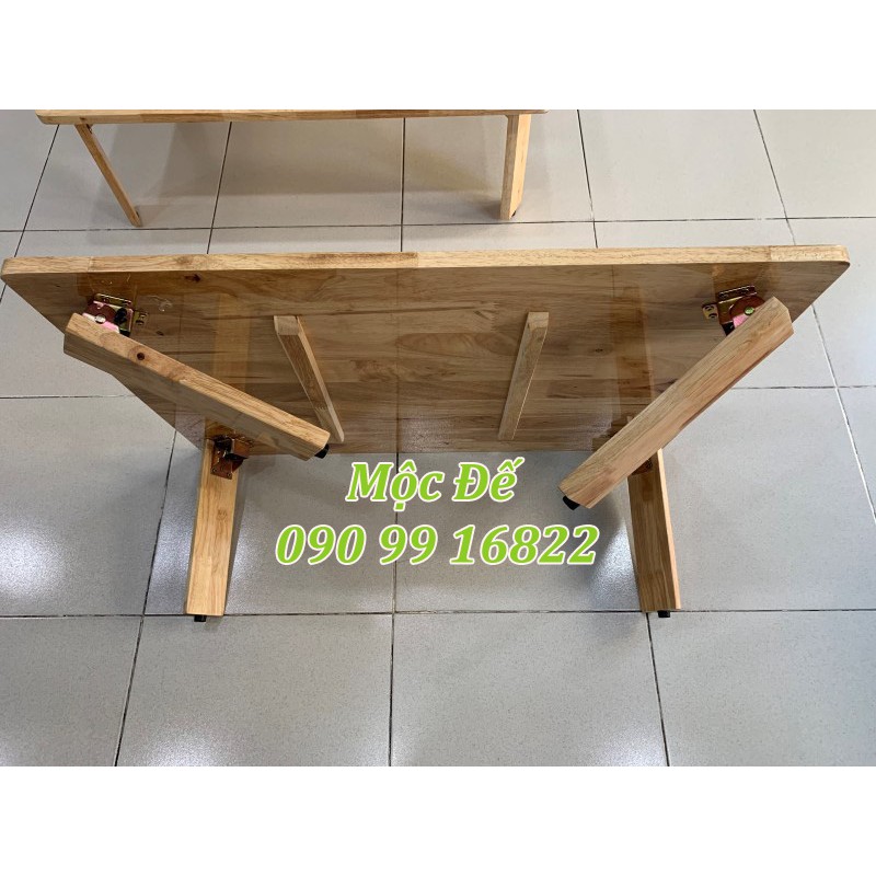 Bàn Trà Gỗ 70x50cm Kiểu Nhật Đa Năng Cao Cấp - Bàn Gỗ Chân Xếp Gấp Gọn