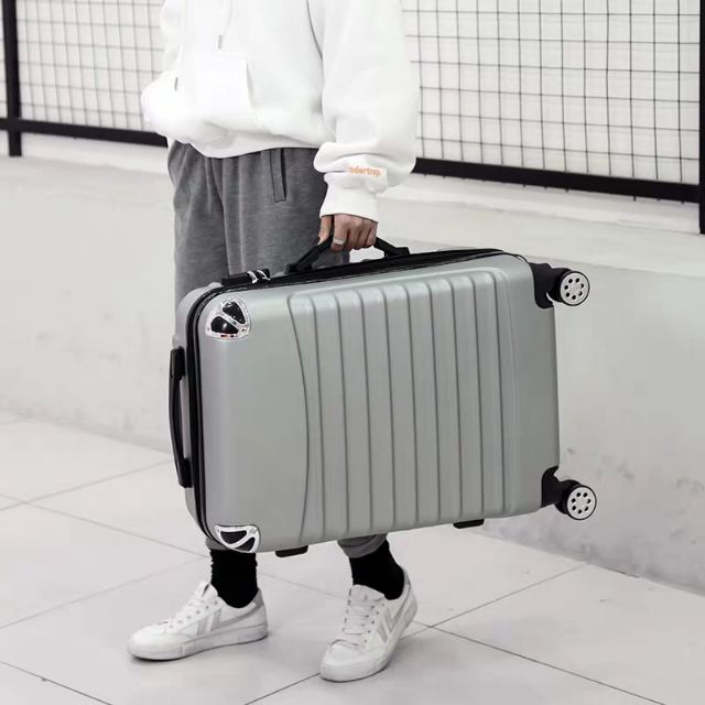 Vali kéo du lịch bọc góc size 20-24 nhiều màu, Valy giá rẻ chính hãng nhựa ABS chống va đập thời trang phong cach