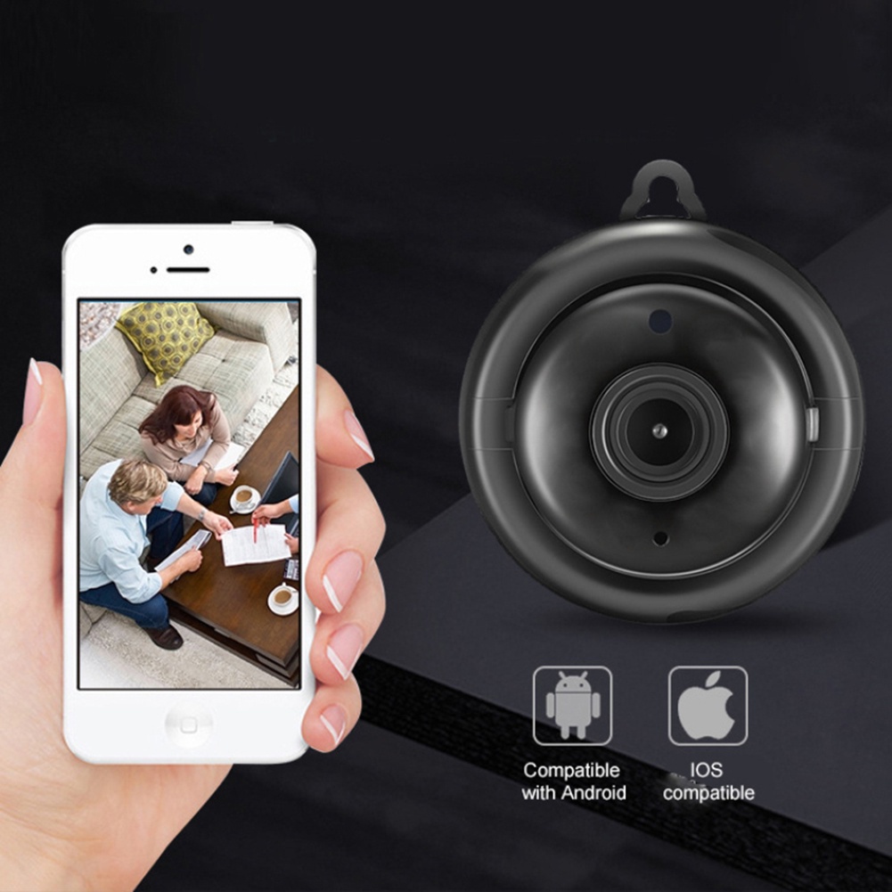 Máy Quay An Ninh Mini 720P HD Kết Nối Wifi Hỗ Trợ Quay Đêm V380 Pro App | BigBuy360 - bigbuy360.vn