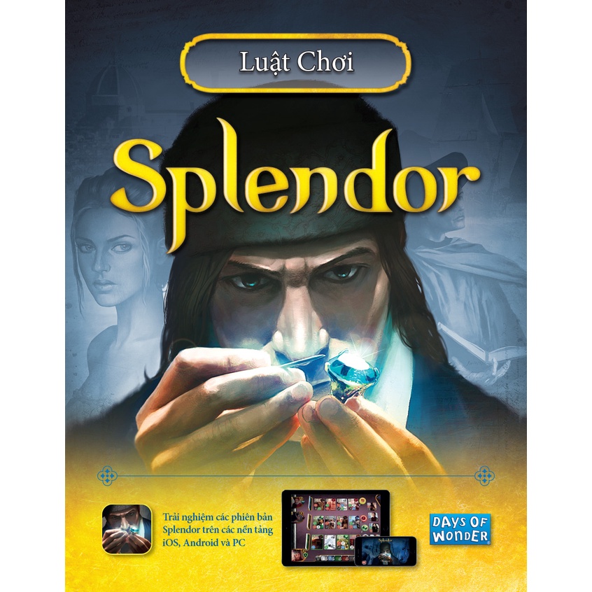 Boardgame Splendor - Thu Thập Đá Quý [Việt Hóa Chính Hãng] Board Game Thẻ Bài chiến thuật Cực Hay - Đồ Chơi MecoMart