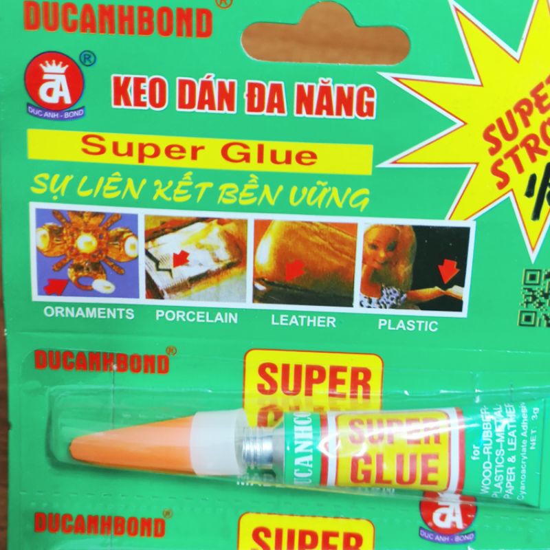 Keo dán đa năng DUC ANH - BOND dán giày dép, gỗ, nhựa, kim loại, cao su, gốm, sứ