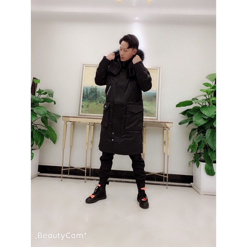 Áo Khoác Phao Nam Dáng Dài Đại Hàn Cao Cấp Thời Trang Mùa  Đông Quảng Châu