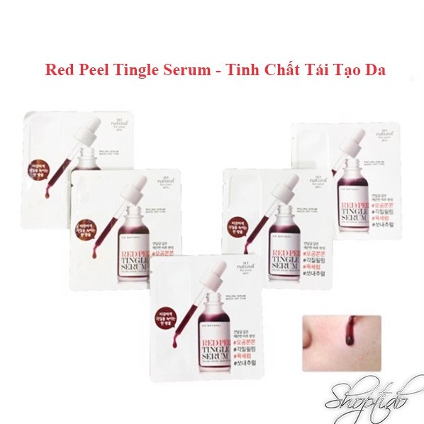 Serum thay da sinh học Sonatural red peel tingle serum 2.5 ml NPP SHOPTIDO