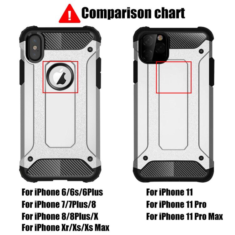 Ốp lưng kiểu giáp chống sốc sang trọng cho IPHONE 6 6S 7 8 PLUS X XR XS 11 12 PRO MAX