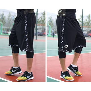 🍃 Durant basketball training shorts plus loose five-point pants