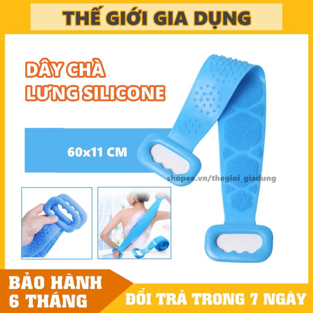 Dây Chà Lưng 2 Mặt Silicone Tiện Lợi