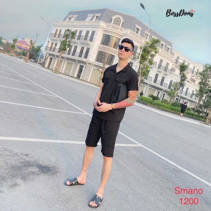 💓BOSSDOMSS💓 Bộ đũi cộc hè Mango Dolce Gabbana M-XXL -Thấm Hút Mồ Hôi Co Dãn