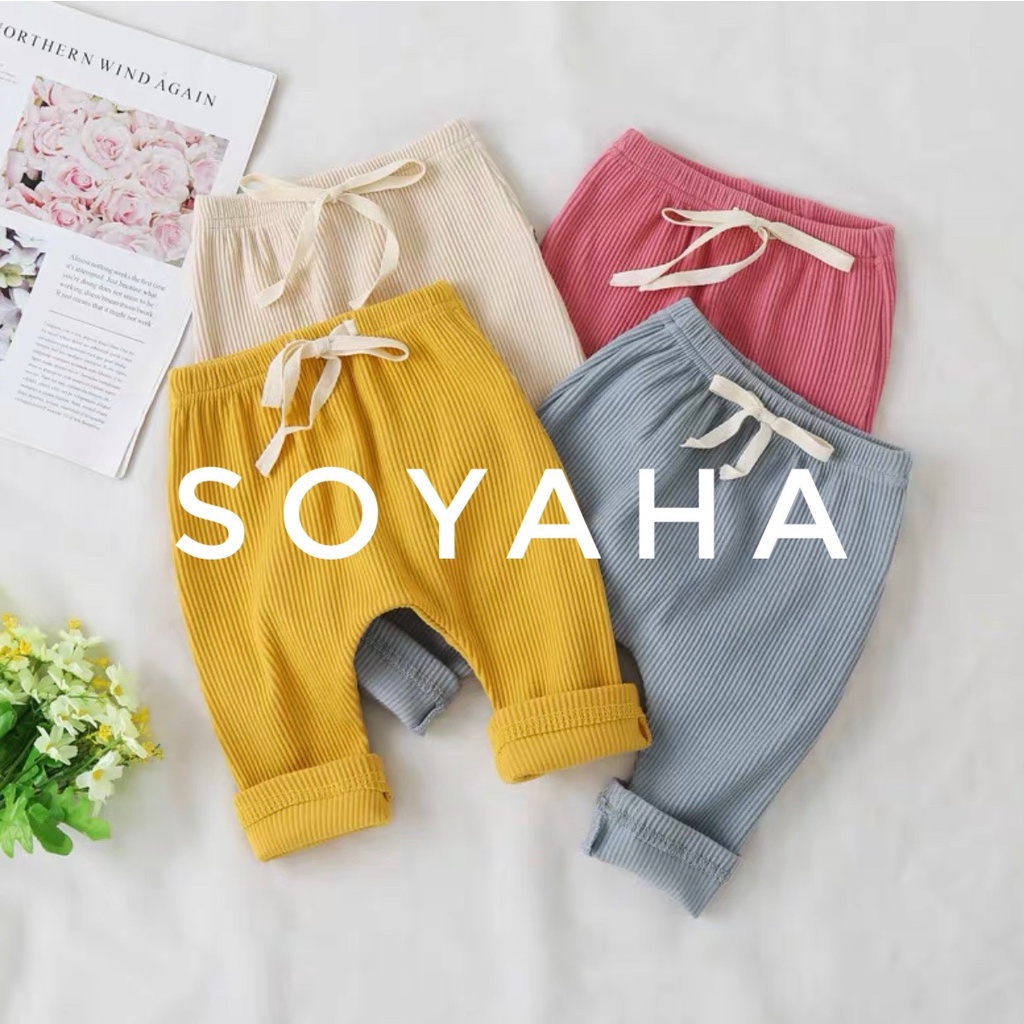 Quần Thu Đông Cho Bé Chất Len Tăm Mềm Mịn Cực Ám