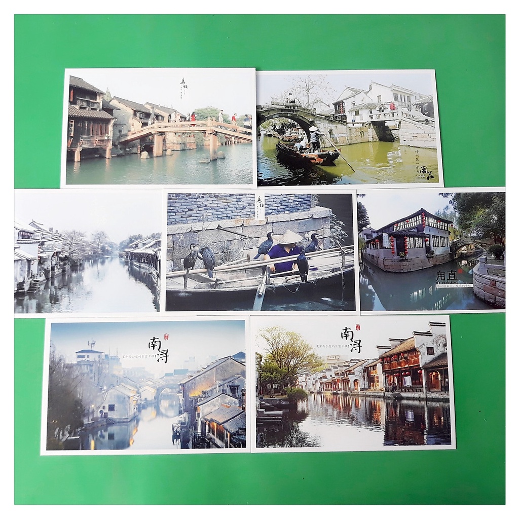 Hộp 36 Postcard Bưu Thiếp Thiệp Trang Trí Kích Thước 9x14cm - river of life