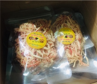 100 GRAM MỰC XÉ SỢI HẤP DỪA