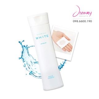 Lotion dưỡng trắng Kose Moisture Mild White Lotion 180ml