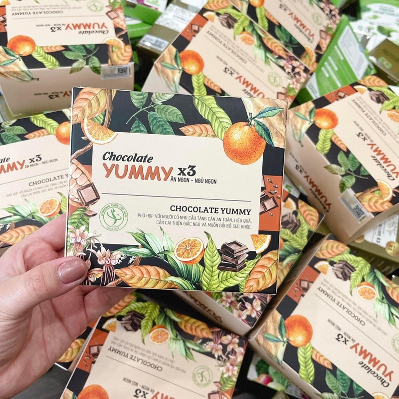 Kẹo socola tăng cân Yummy x3 - date 2024 😍
