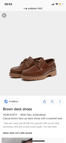 Giày Pull&bear chính hãng ( đã bán hết )