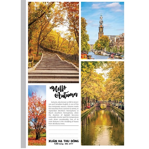 Lốc 10 quyển vở kẻ ngang Hải Tiến Xuân Hạ Thu Đông 72/80 trang phù hợp với học sinh ANKICO