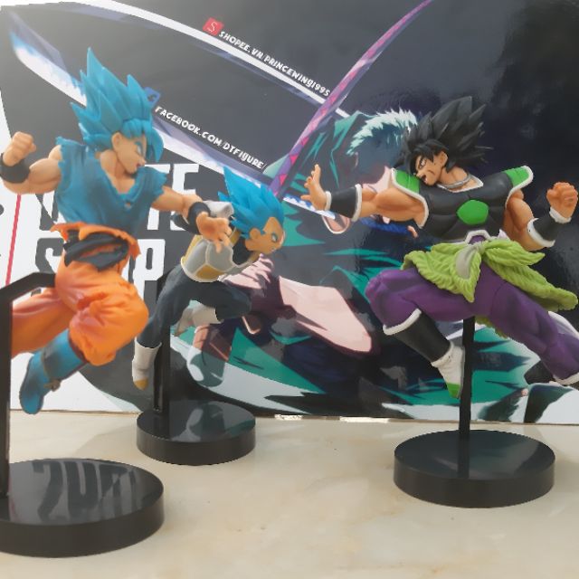 Mô Hình Figure Dragon Ball - Super Son Goku, Goku Black, God Goku, Broly, Vegeta [Tặng Poster] 18-24cm