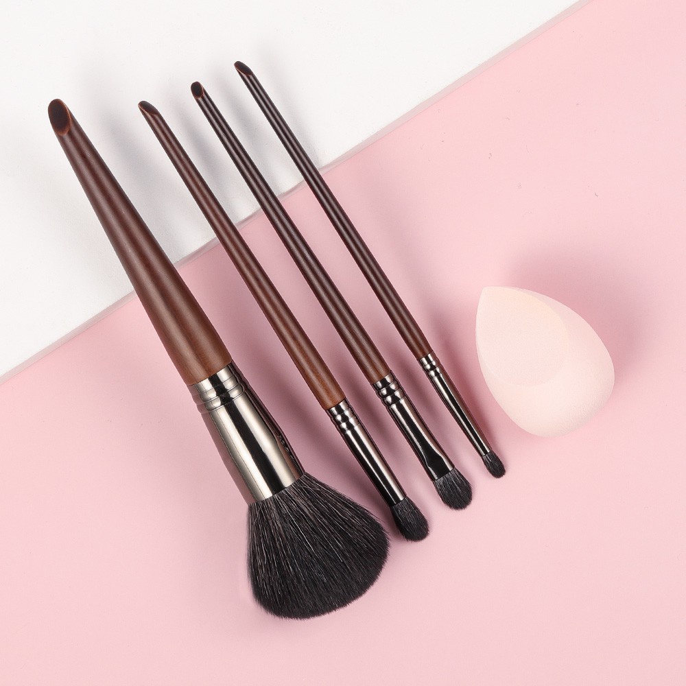 Bộ 4 cọ trang điểm mắt OVW XQ2111219 lông dê tiện lợi