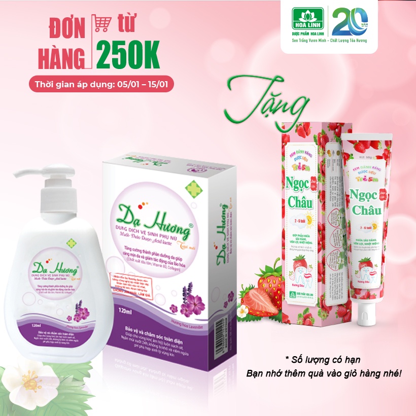 Dung dịch vệ sinh - Dạ Hương Lavender 120ml