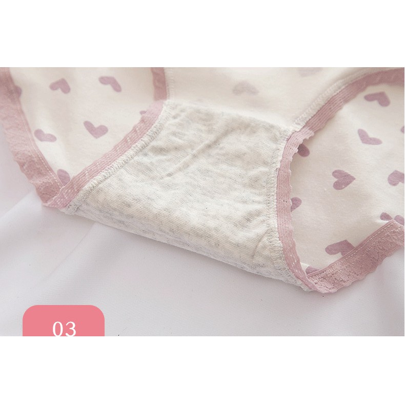 Quần Lót Nữ Cotton dễ thương, quần chip nữ siêu cute đẹp rẻ QL19 | BigBuy360 - bigbuy360.vn