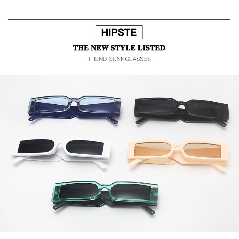 Kính mát gọng đen phong cách hiphop cổ điển thời trang cho nam nữ