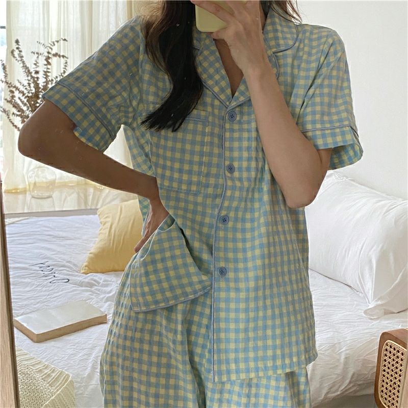 Bộ ngủ / mặc nhà pijama dài ulzzang order
