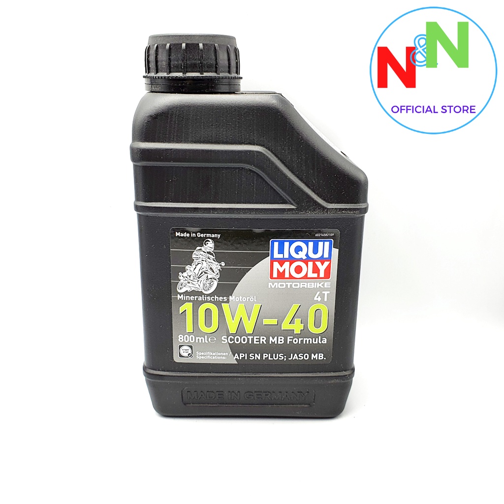 Liqui Moly Fomula Scooter 10w40 800ML nhớt tổng hợp cho xe tay ga - Sản xuất tại Đức