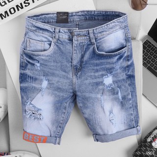 Quần Short Jean Nam Quần Sooc Nam Quần Sort Nam Co Giãn Thời Trang Hàn Quốc Sonafashion – Qsjn100