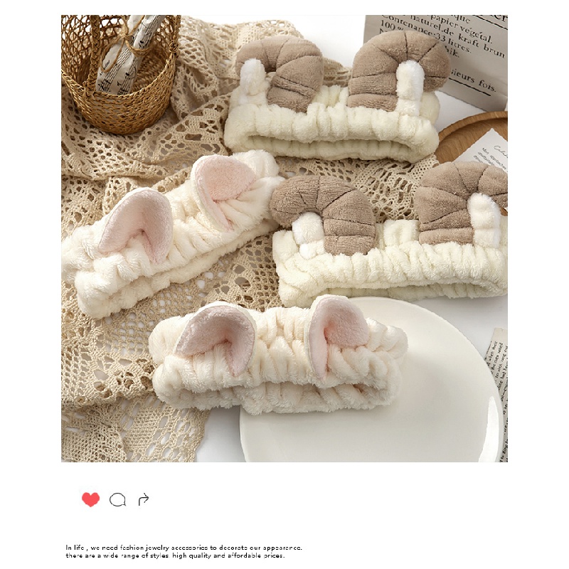 Băng Đô Cài Tóc Hình Tai Mèo Đáng Yêu