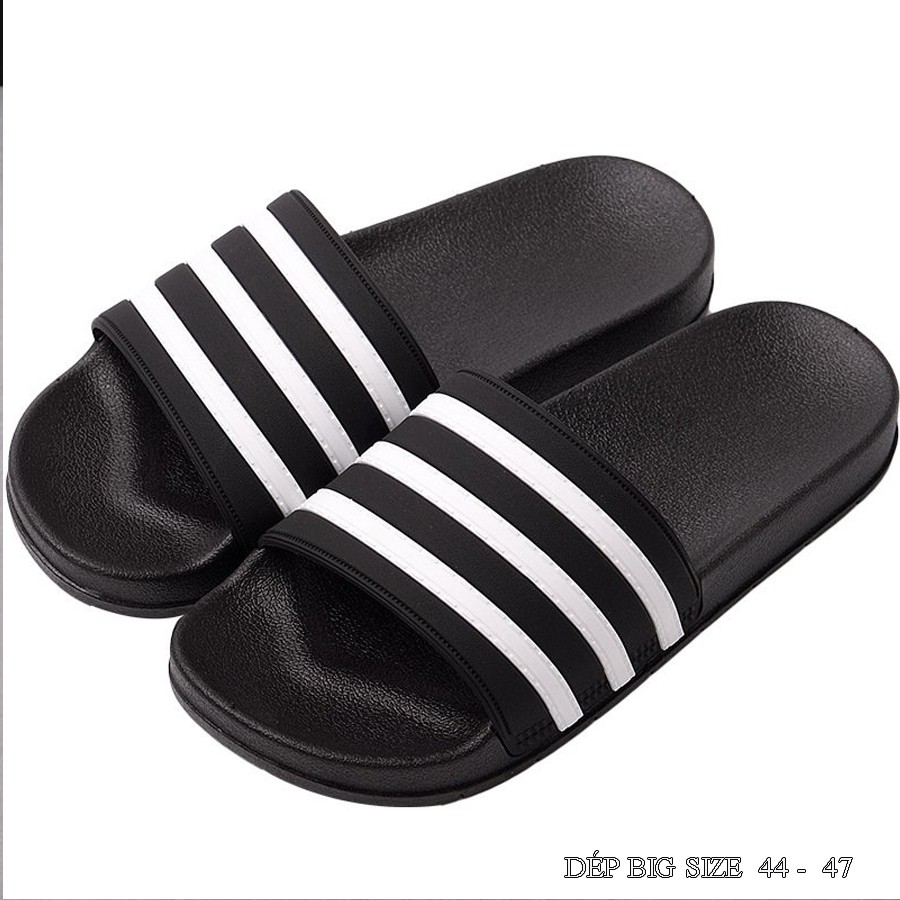 Dép Cao Su Nam Cỡ Lớn Size 44-47 ,Dép Quai Ngang ChốngTrơn Trượt Đế Cao Su