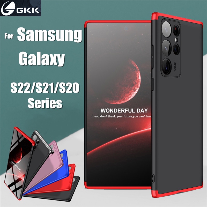 Ốp điện thoại GKK bảo vệ 360 độ cho Samsung Galaxy S22 S21 S20 Plus Ultra Fe