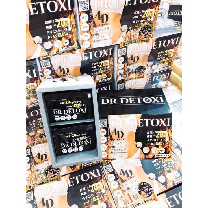 VIÊN 4D DR.DETOXI GIẢM 20KG SIÊU HOT CỦA NHẬT - 8597