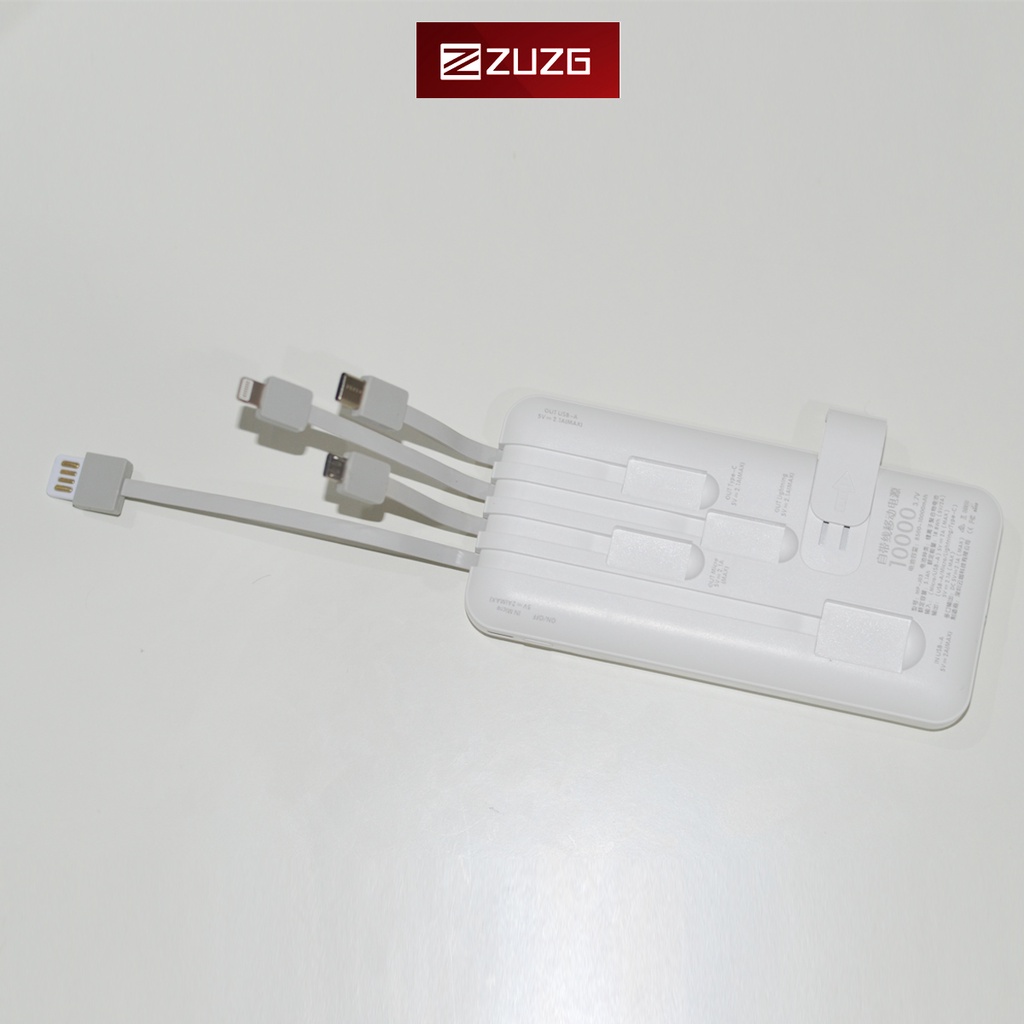 Sạc dự phòng 10000mAh 4IN1 ZUZG J03