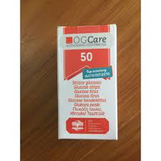 Que thử đường huyết ogcare, hộp 50 que
