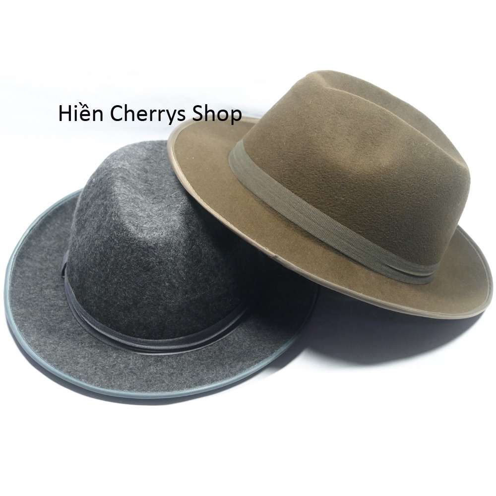 NÓN CAO BỒI MŨ PHỚT NÓN FEDORA THỜI TRANG NAM NỮ