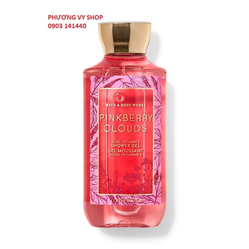 Gel tắm hương nước hoa BBW PINKBERRY CLOUDS
