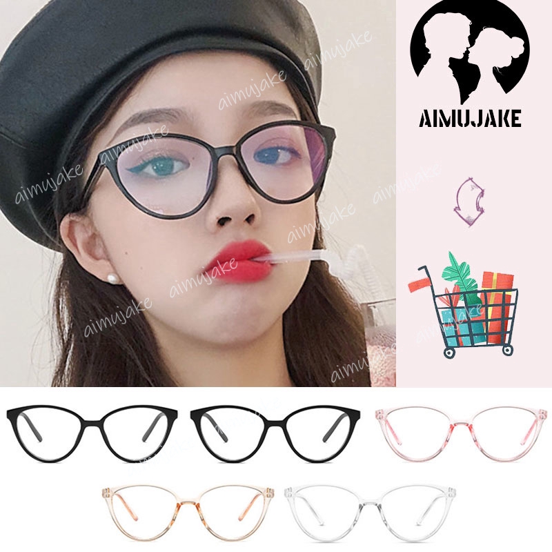 COD✨Ready Stock✨ Vintage Cat Eye Glasses Fashion Light Glasses for Women | BigBuy360 - bigbuy360.vn