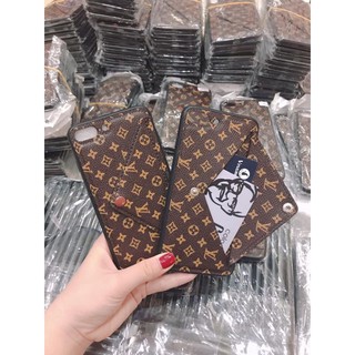 ỐP LƯNG LV KÈM VÍ CHO IPHONE