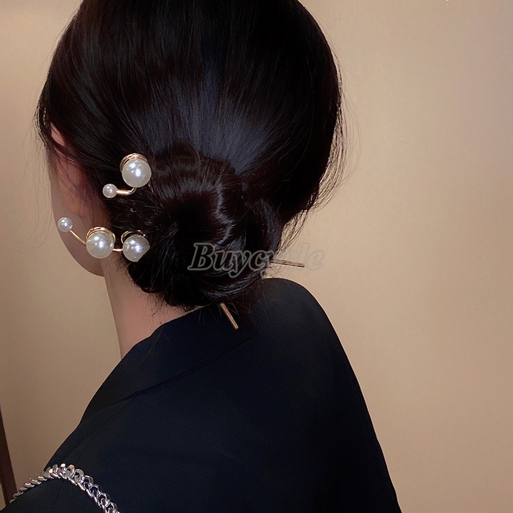 Kẹp Tóc Đính Ngọc Trai Sang Trọng Cho Nữ