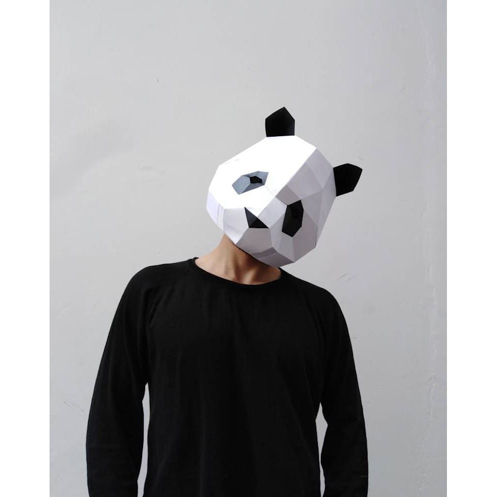 Mặt nạ Panda - Mô hình giấy