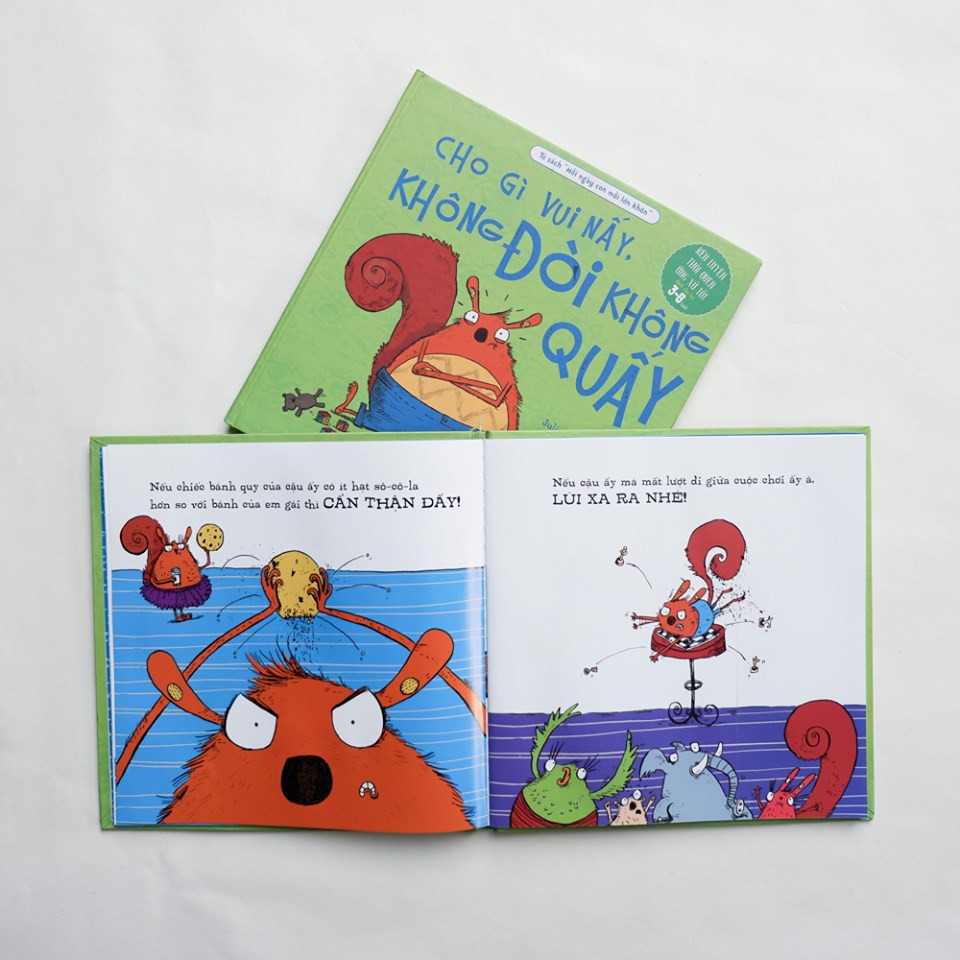 Sách - Cho gì vui nấy, không đòi không quấy - Điều chỉnh hành vi - Crabit Kidbooks