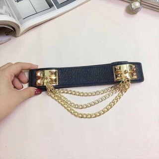 đai váy thắc lưng phối với đồ jum.
