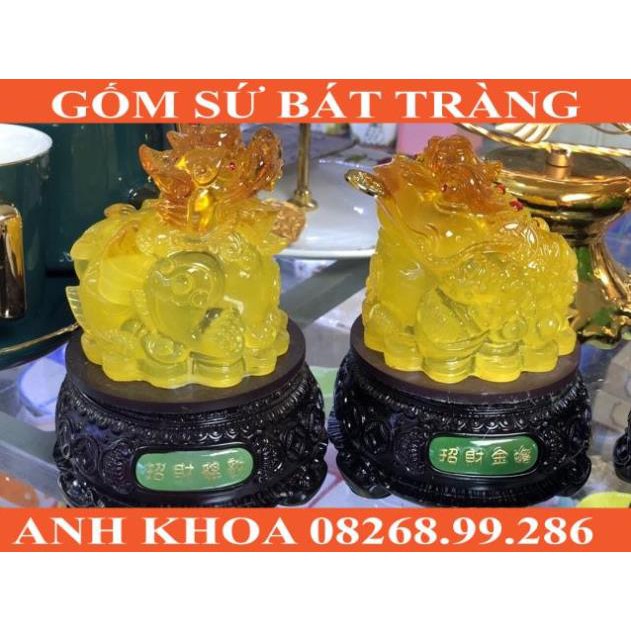 Thiềm thừ Tỳ Hưu 18cm - Gốm sứ Bát Tràng Anh Khoa